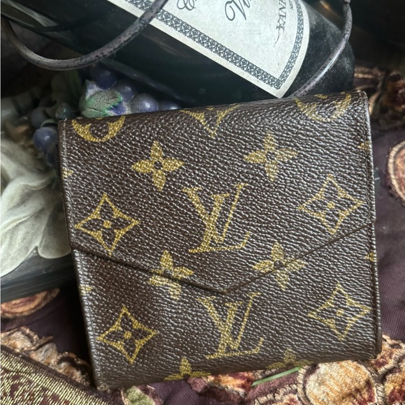 Authentic Louis Vuitton Elise Monogram two sides snap Wallet - Picture 2 of 16